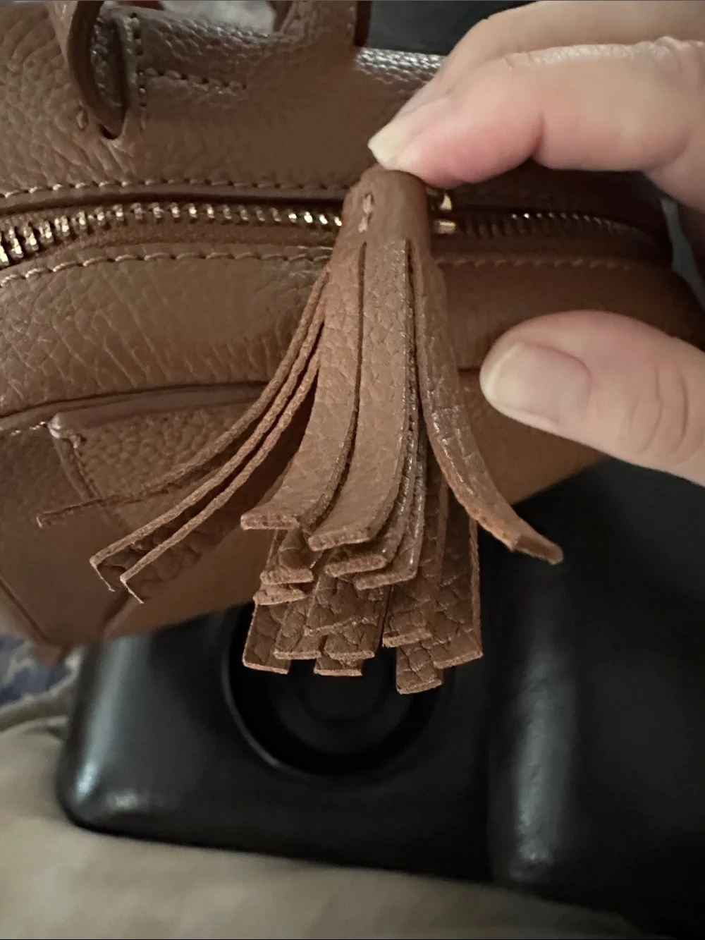 Women’s Brown Leather Crossbody Bag - Classic Minimalist